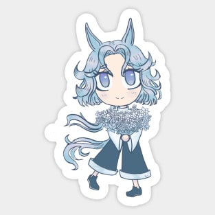 May Flowers Horse Girl (May 2022) Sticker